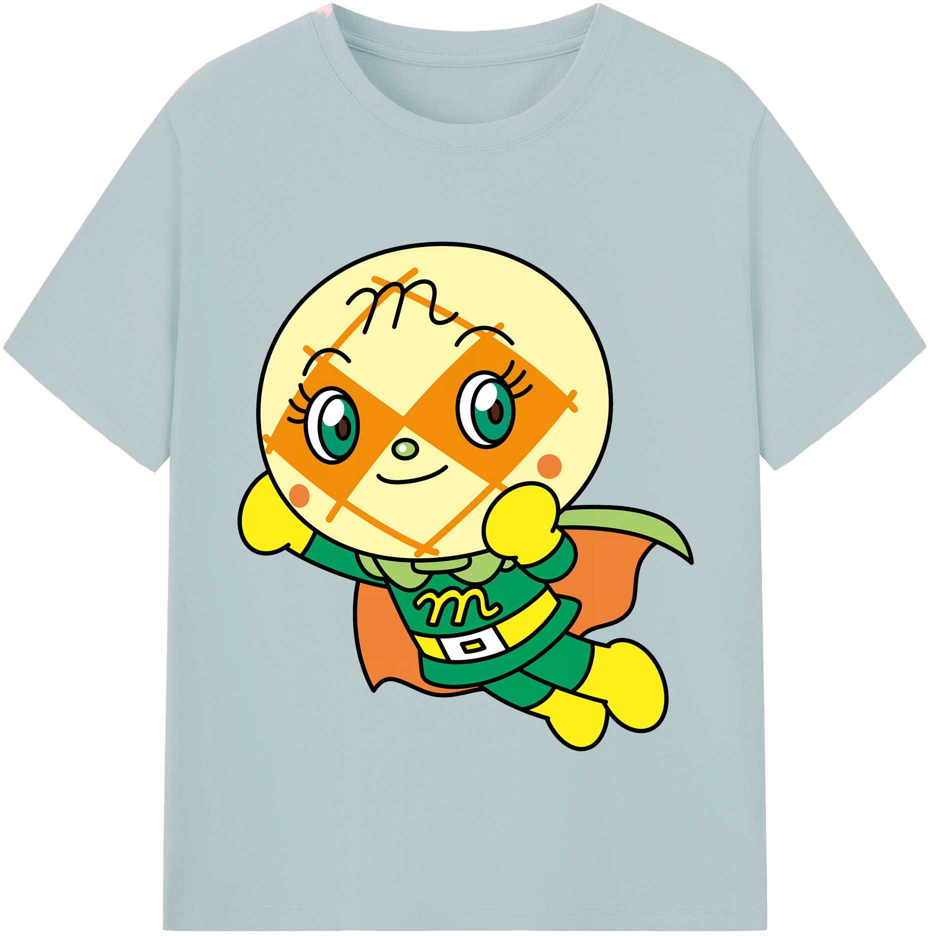 （画像用） アンパンマン Anpanman 綿100％半袖Tシャツ（フロントプリント）